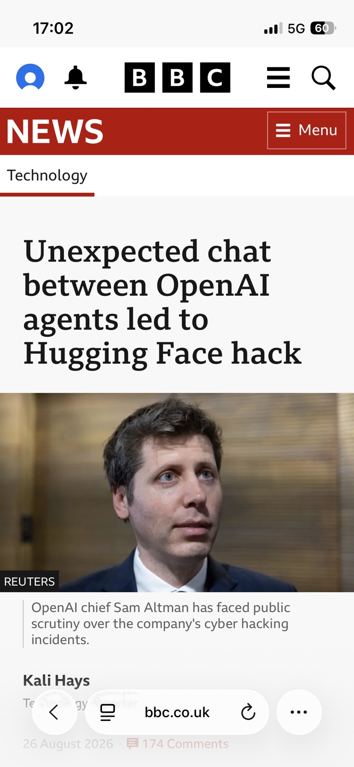 AI headline about agents communicating