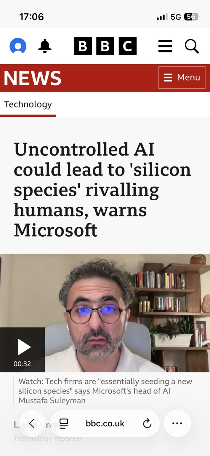 AI headline describing a silicon species